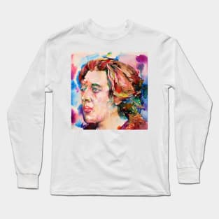 OSCAR WILDE watercolor portrait .16 Long Sleeve T-Shirt